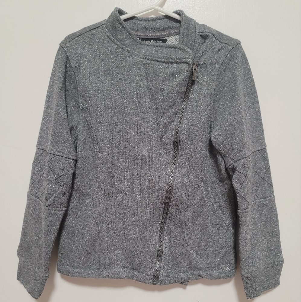 Calvin Klein Gray Quilted Jacket